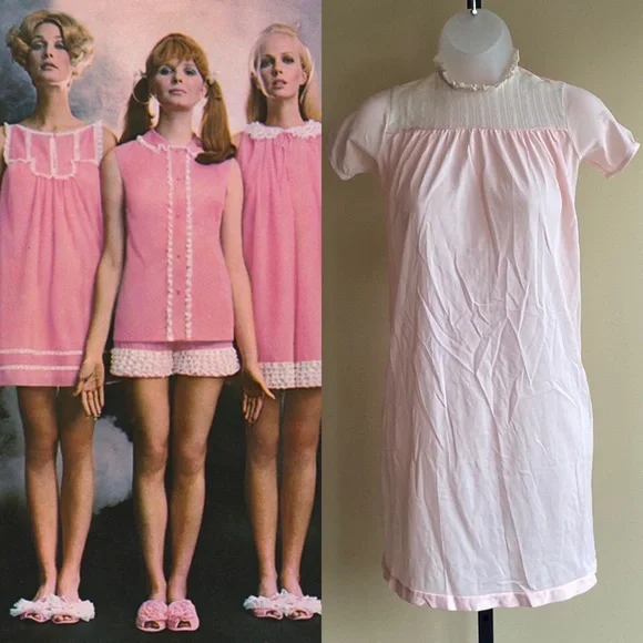 Retro babydoll pajamas hotsell